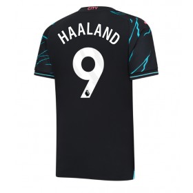 Herren Fußballbekleidung Manchester City Erling Haaland #9 3rd Trikot 2023-24 Kurzarm